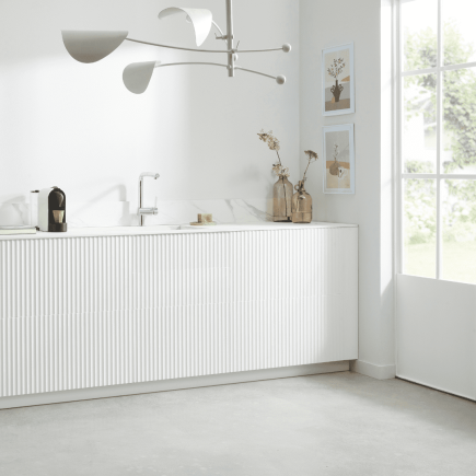 Acheter Porte de cuisine blanc brillant, L60xH200cm ONDINE pour cuisine Metod | RYK 2