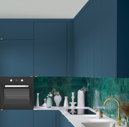 Une cuisine IKEA ou Leroy Merlin haute en couleurs avec RYK !